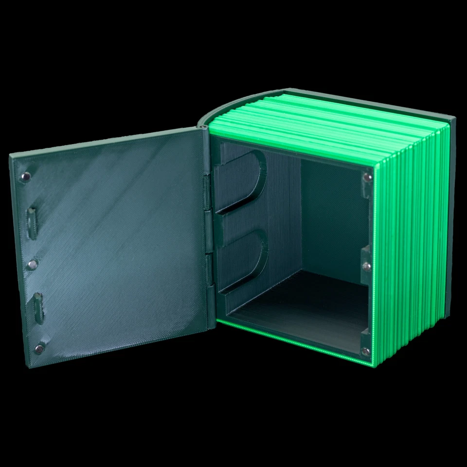 Mox Emerald Tome Deck Box * Green Spellbook * Commander * MTG * Fits 100+ cards - Image 4 of 4