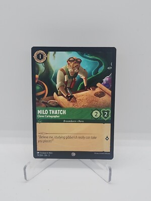 Disney Lorcana TCG Milo Thatch Clever Cartographer 79/204 Common ML NM