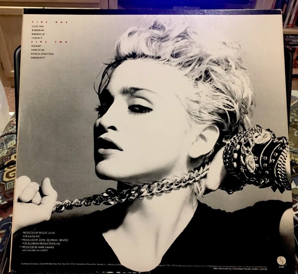 Madonna Self Titled 1983 9 W1-23867 Sire Rare Columbia CLUB Ed