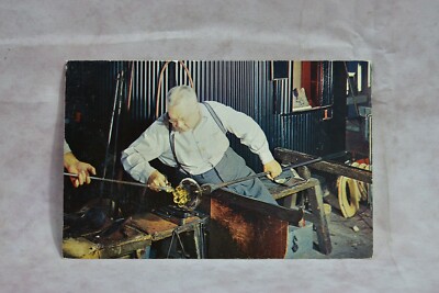 Mining-Factory~Corning NY~Making Of Steuben Glass~Master Glass Blower~VintagePC