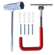 T-Wrench 13mm x 19mm for Spark Plug & Chainsaw Adjustable Wall Storage Hooks