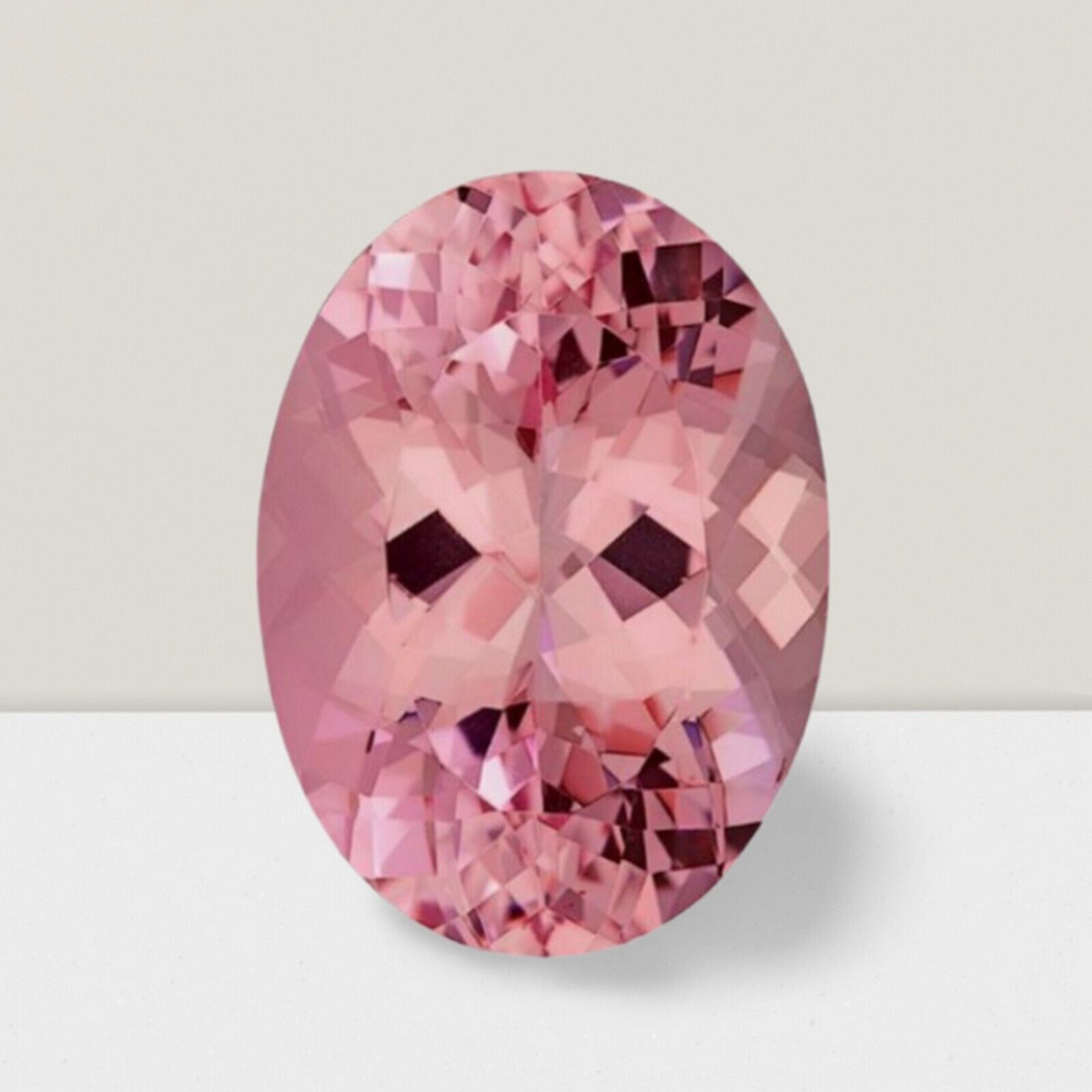 Morganite Oval Cut 4.1 Carats 11x9mm Loose Gemstone Calibrated