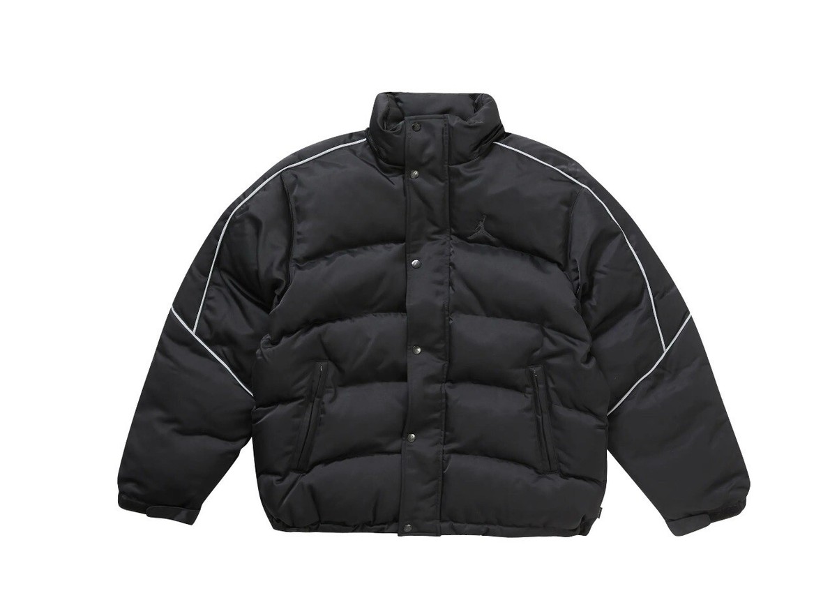In-Hand Supreme Jordan Puffer Jacket Black Size: XL | eBay