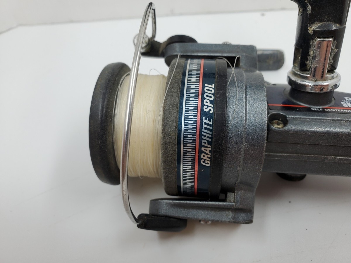 Tiny Reel ブラック 新品未使用 Vintage Zebco ZX60 Stingray Spinning Reel • Graphite Spool