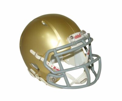 Gold (South Bend) Blank Riddell Revolution SPEED Mini Football