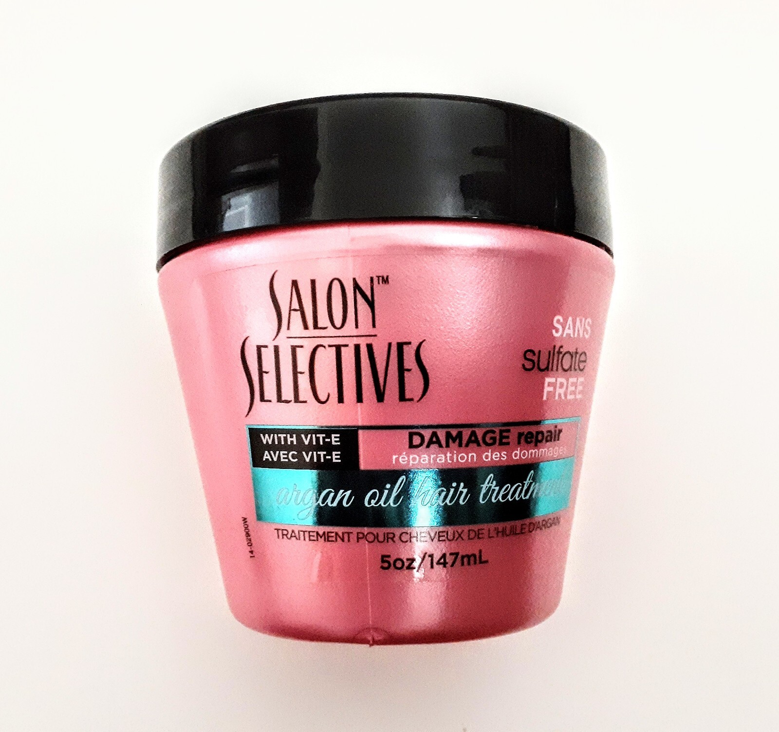 Salon Selectives Argan Oil Hair Treatment Damage Repair Vitamin E 5 oz