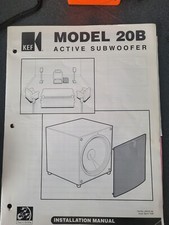 KEF Model 20B Series 2 Operating Instructions...