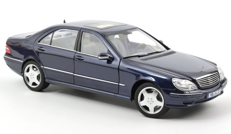 MB Mercedes Benz S55 AMG - 2000 - bluemetallic - Norev 1:18