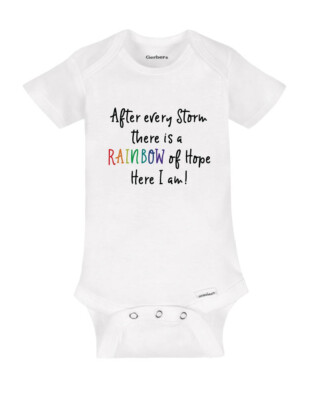 After every storm there is a RAINBOW of Hope Baby Kids Toddler Youth Shirt