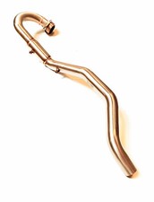 Auspuff Krümmer Edelstahl-poliert  für Nicht-EFI Kreidler Luxxon Sachs 125 08-16