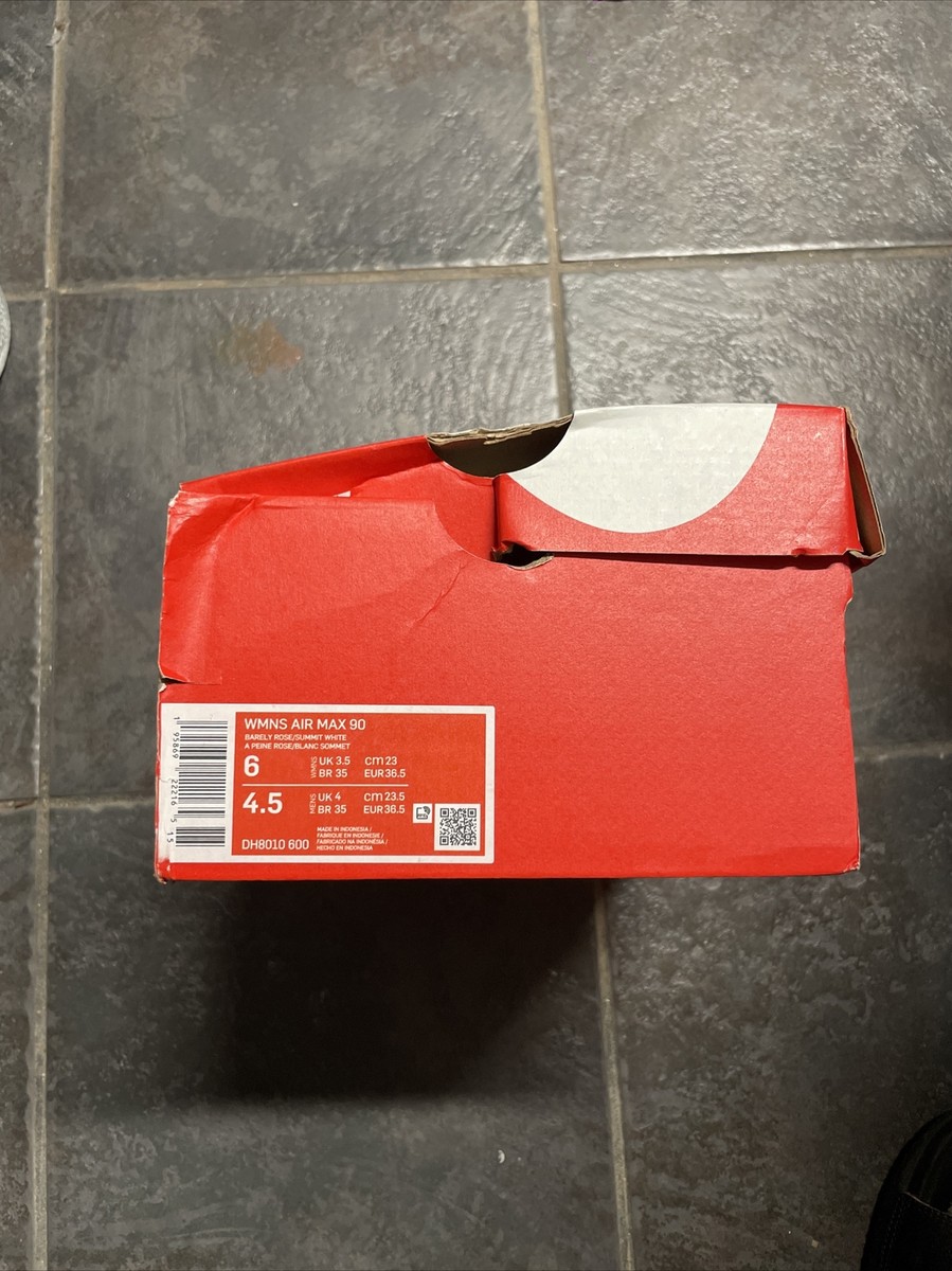 [DH8010-600] Womens Nike Air Max 90 'Barely Rose Pink Oxford Black' (W)