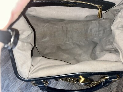 100% Authentic Marc Jacobs Black Quilted Stam Kiss Lock Bag | eBay