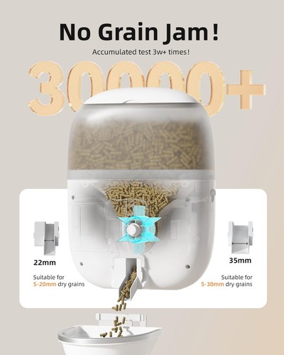 Hanging Rabbit Feeder Programmable Automatic Pet Feeder Dry Food Dispenser, 1378 - Picture 5 of 8