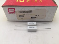 (25 pcs) TUM5J300 Ohmite, 5 Watt 300 Ohm 5%, Cement Filled, Ceramic Resistor