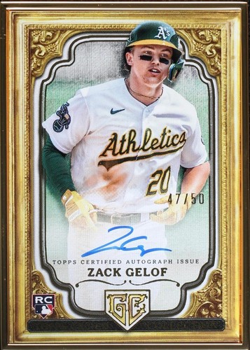 2024 Panini Prizm - Sensational Signatures #SS-ZG Zack Gelof Green