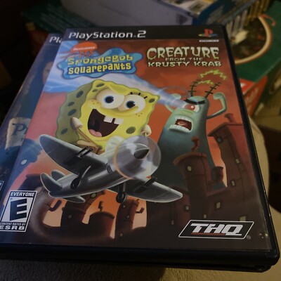 SpongeBob SquarePants: Creature from the Krusty Krab (Sony Playstation 2, PS2)