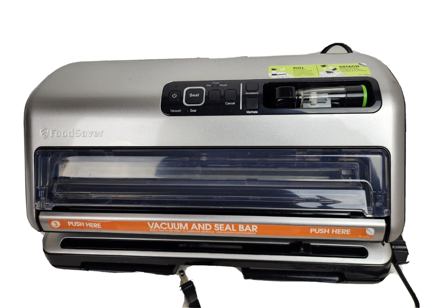 Foodsaver FM5330 2In1 Vacuum Sealing System Retractable Hose With