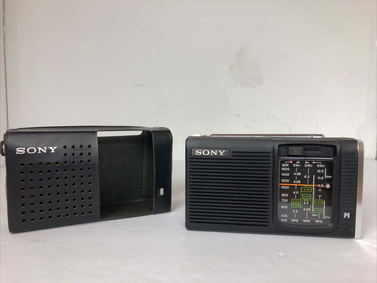 SONY RADIO TR-4400 Transistor Radio with Cover. Excellent | eBay
