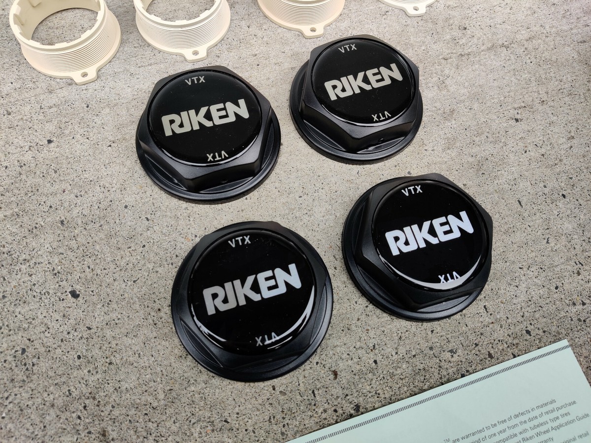 RIKEN 16x8 VTX Black *single Rim* NOS for sale online | eBay