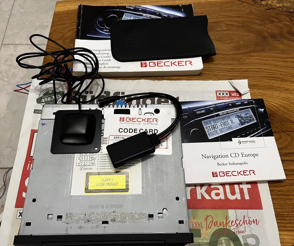 BECKER BE7920 Indianapolis Autoradio Bluetooth Navi CD 911 W124 R129 W140 W210 - Bild 2 von 4