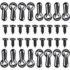 160 Pieces Metal Picture Frames Turn Button Fasteners with 160 Pieces Screws