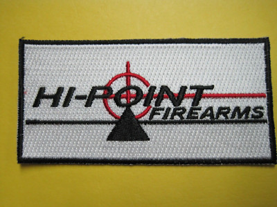 HI-POINT FIREARMS PATCH 2 X 4 INCH IRON ON / SEW ON GUN PATCH NEW COLORS LOOK!!!