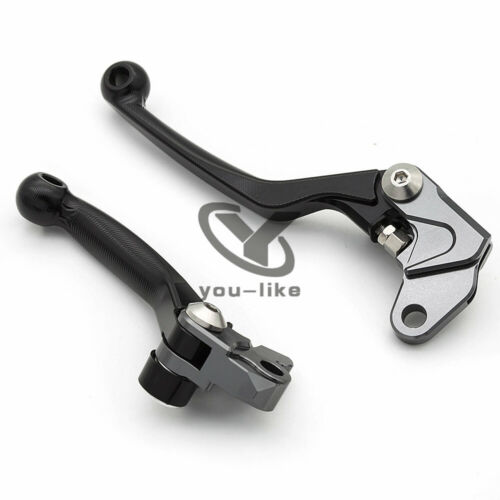 CNC 3D Dirtbike Pivot Clutch Brake Lever For KX 125 250 1997 - 1999 1998 Black - Picture 3 of 10