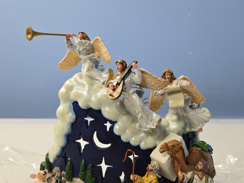 THE DANBURY MINT THE NATIVITY VOTIVE CANDLE HOLDERS W/3D SCENERY SET OF 2 - Picture 11 of 14