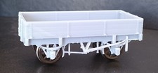 GWR Taff Vale wooden chassis 3 plank drop side wagon 4mm RTR with wheels