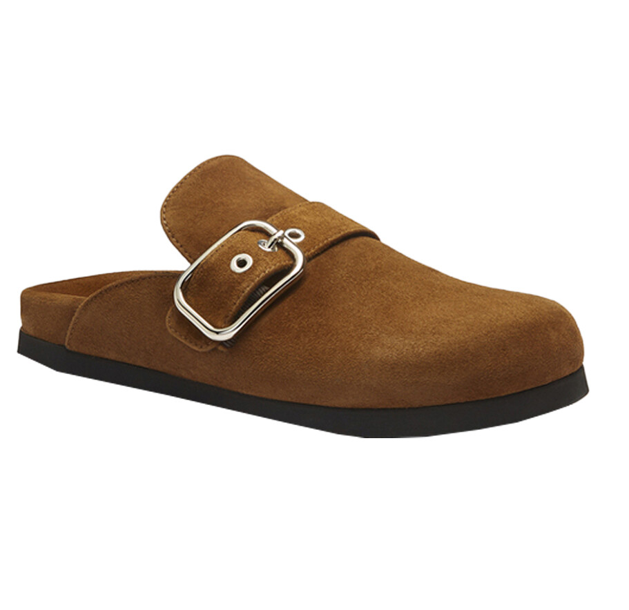 SEMICOUTURE Zapatillas Mujer Cerrada Ante Quemado Y3SZ10 REGINA Piel MADE ITA