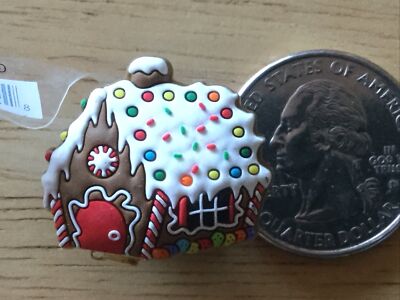 CHRISTMAS TREE GINGERBREAD HOUSE SANTA HAT AUTHENTIC JIBBITZ CHARM