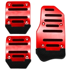 Universal Car Nonslip Manual Brake Foot Clutch Pedal Accelerator Pad Cover Kit
