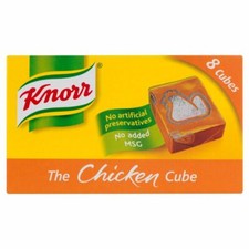 Knorr Chicken Stock 8 Cubes - 80g - Pack of 2 80g x 2