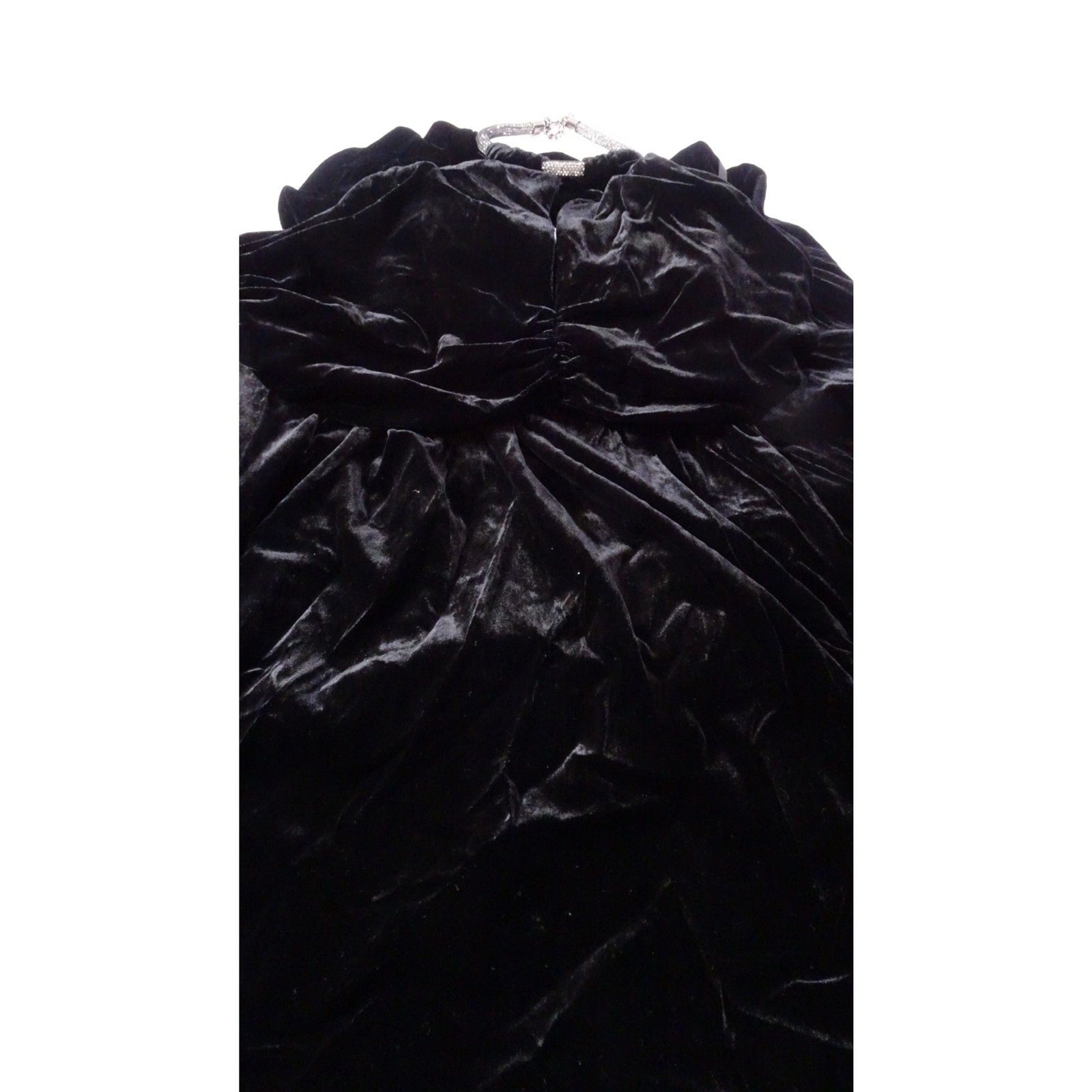 Veronica Beard Josette Velvet Chain Halter Maxi Gown Dress Sz 6 NWt 798