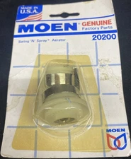 Moen 20200 Swing ‘N’ Spray Faucet Aerator Adapter CHROME NOS