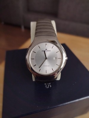 Jaques Lemans Herren Armbanduhr - Serie London - Modell 1-962 - slim Titanium