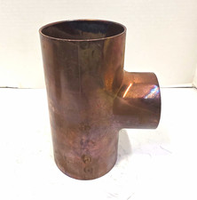 4" x 4" x 3" Copper Reducing Tee C x C x C Sweat Solder Plumbing Fitting