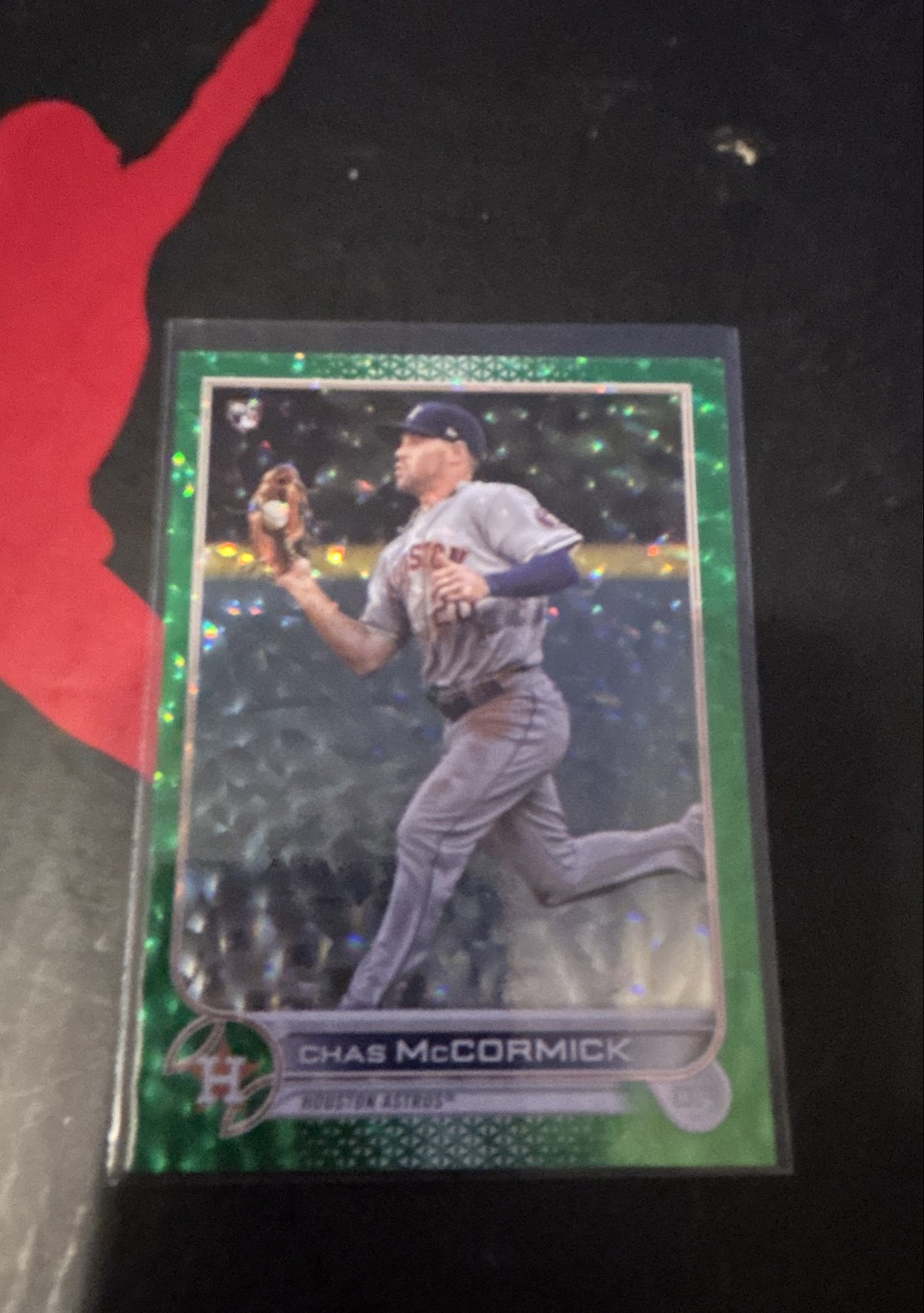 2022 Topps Series 1 - Chas McCormick #135 Green Foil /499 (RC)