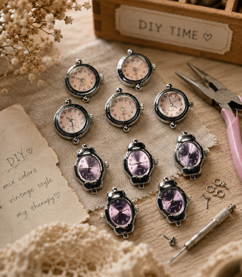 Pink Purple Watch Faces | Replacement Watch Dials | DIY Watch Parts 10pcs