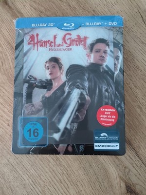 3D Blu ray (+ BD/DVD) ''Hansel und Gretel - Hexenjäger'' im Steelbook ***Neu & OVP