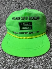 Vintage Ford Trucks Hat Cap Snapback One Size Green Ford Truck Club Chicagoland Vintage Ford Trucks Hat Cap Snapback One Size Green Ford Truck Club Chicagoland