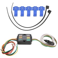 Adaptador de luz de freno cableado de remolque de 4 pines compatible con OEM fácil instalación