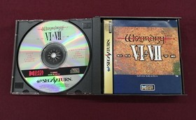 DATA EAST Wizardry 6 & 7 Sega Saturn Software