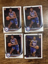 Lot 4 2025-26 Bowman Basketball VJ EDGECOMBE RC #3 + Topps Flagship RC #203