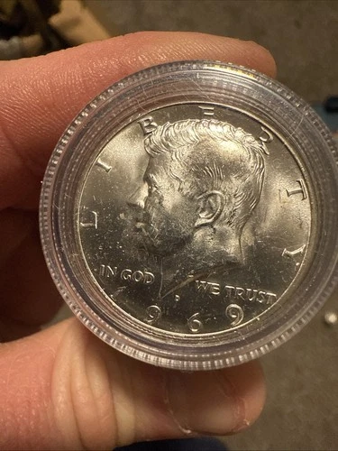 1969 Kennedy Half Dollar Lot Of 20 Bright Uncirculated Coins |  40% Silver