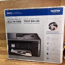New Brother MFC-J1010DW Wireless Color All-in-One Printer Mobile Device Duplex