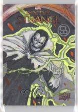 2016 Upper Deck Marvel Doctor Strange 1/1 Sanny Argullozos Auto Sketch 1j8