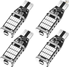 4 PCS T15 45SMD-4014 LED Reverse Lights, Error Free Non-Polarity Ba Color: Red