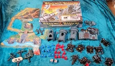 1994 Weapons & Warriors Castle Combat Game- Pressman-  Incomplete Good Condition
