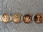 8~FRANKLIN MINT HISTORIC .999 BRONZE MEDALS~PEARL HARBOR, D-DAY, ATOM BOMB~NIPS — photo 6